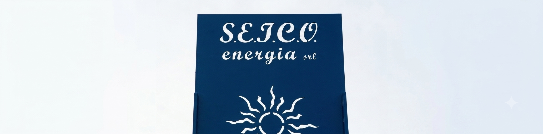 Insegna dell'edificio sede di SEICO Energia